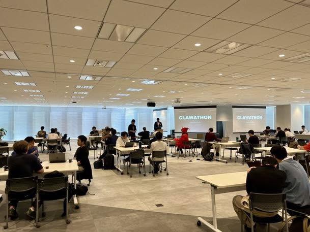 Clawathon 会場の様子